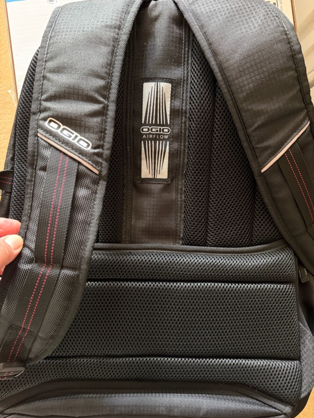 OGIO Black Backpack with Red Accents - Picture 15 of 16